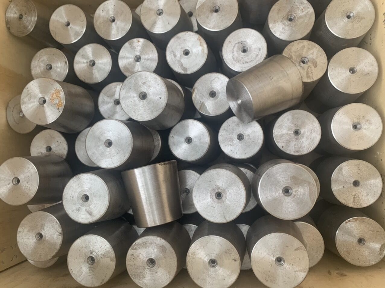 Tube plugs prepared for the boiler repair