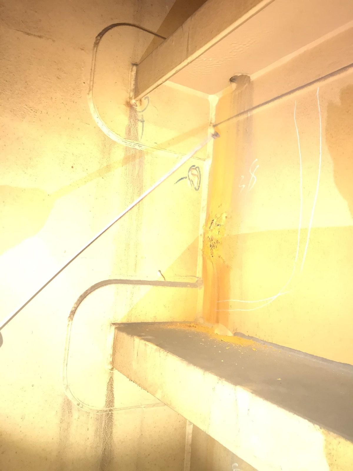 Renewed bulkhead stiffener in the hold