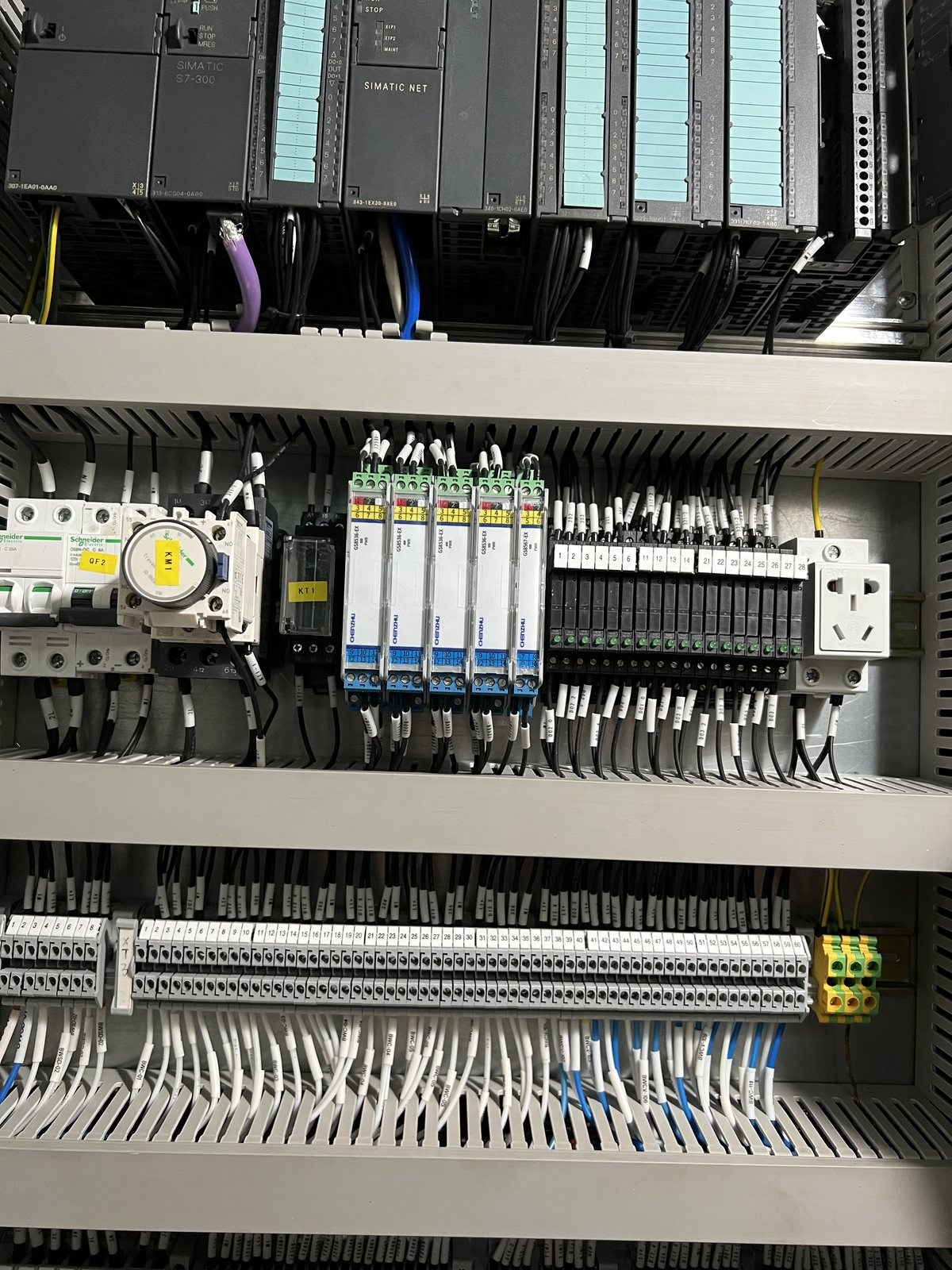 BWMS control cabinet wiring