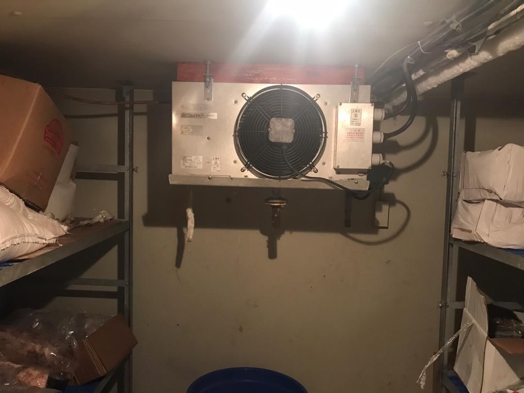 Provision cold-room evaporator unit on board.