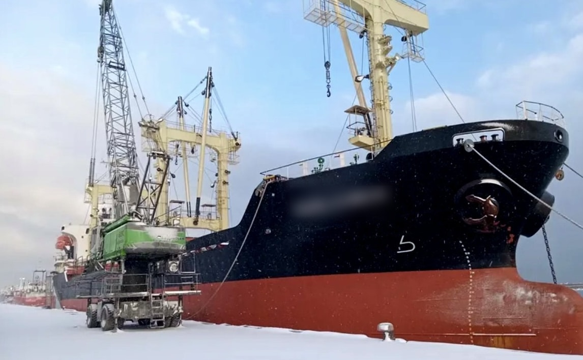 General cargo vessel auction sale and delivery