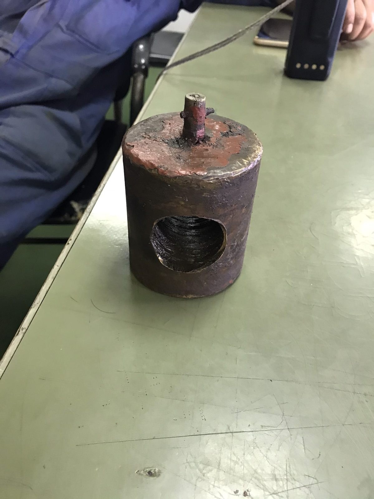 Fabricated windlass brake weight