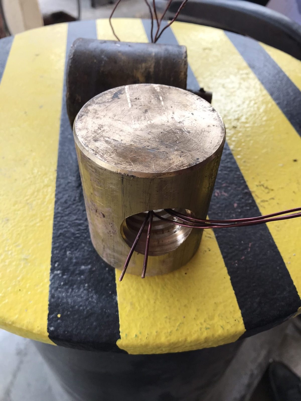 Machined windlass brake weight