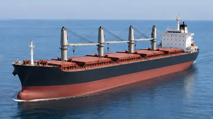 AI-generated illustration of the bulk carrier vessel type