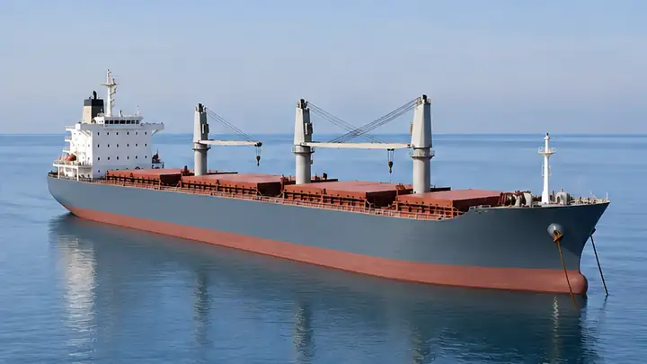 AI-generated illustration of the bulk carrier vessel type