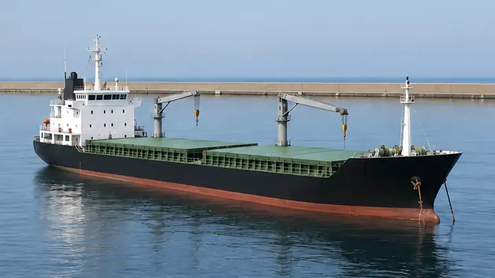 AI-generated illustration of the general cargo vessel type
