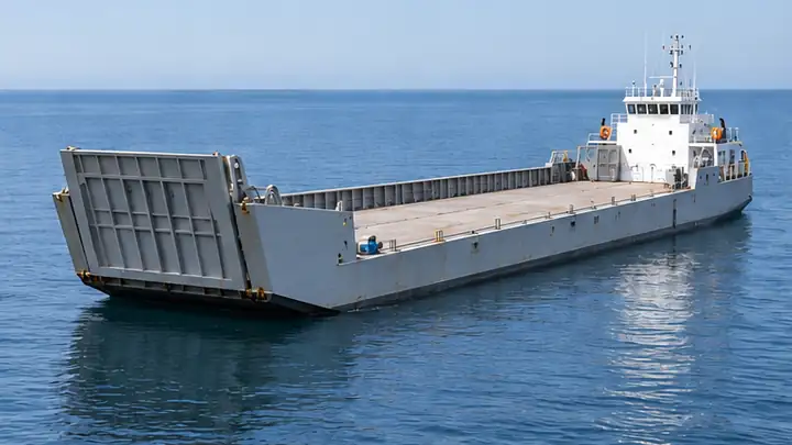 Ảnh AI minh họa loại tàu đổ bộ (LCT)