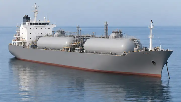 AI-generated illustration of the lpg carrier vessel type