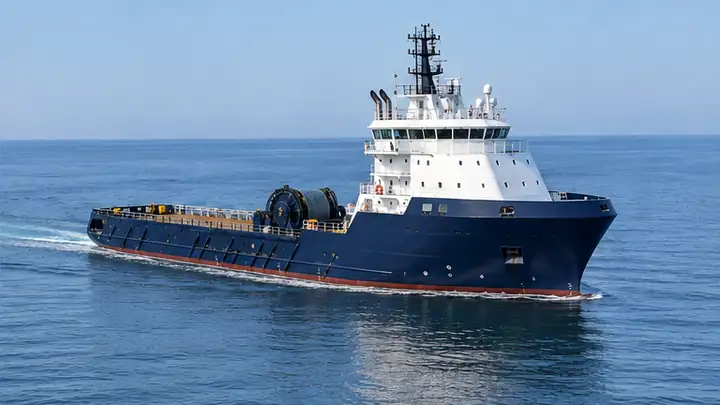 AI-generated illustration of the multipurpose support vessel (mpsv) vessel type