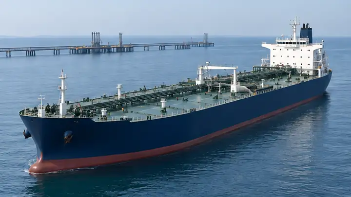 AI-generated illustration of the tanker vessel type