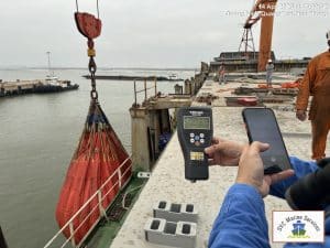 SVC Marine arranges deck crane, provision crane, jib crane and engine room crane load testing for vessels in Vietnam, with water bags, inspection support and reporting.
