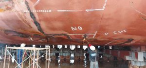 Steel Keel Plate Renewal in Dry Dock Vietnam | SVC Marine
