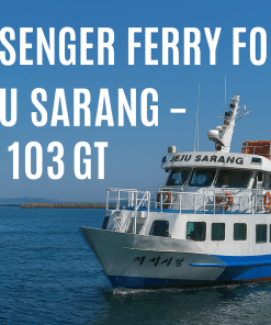 Jeju Sarang – 103 GT Passenger Ferry for Sale | Jeju Pleasure Boat Korea | SVC Marine
