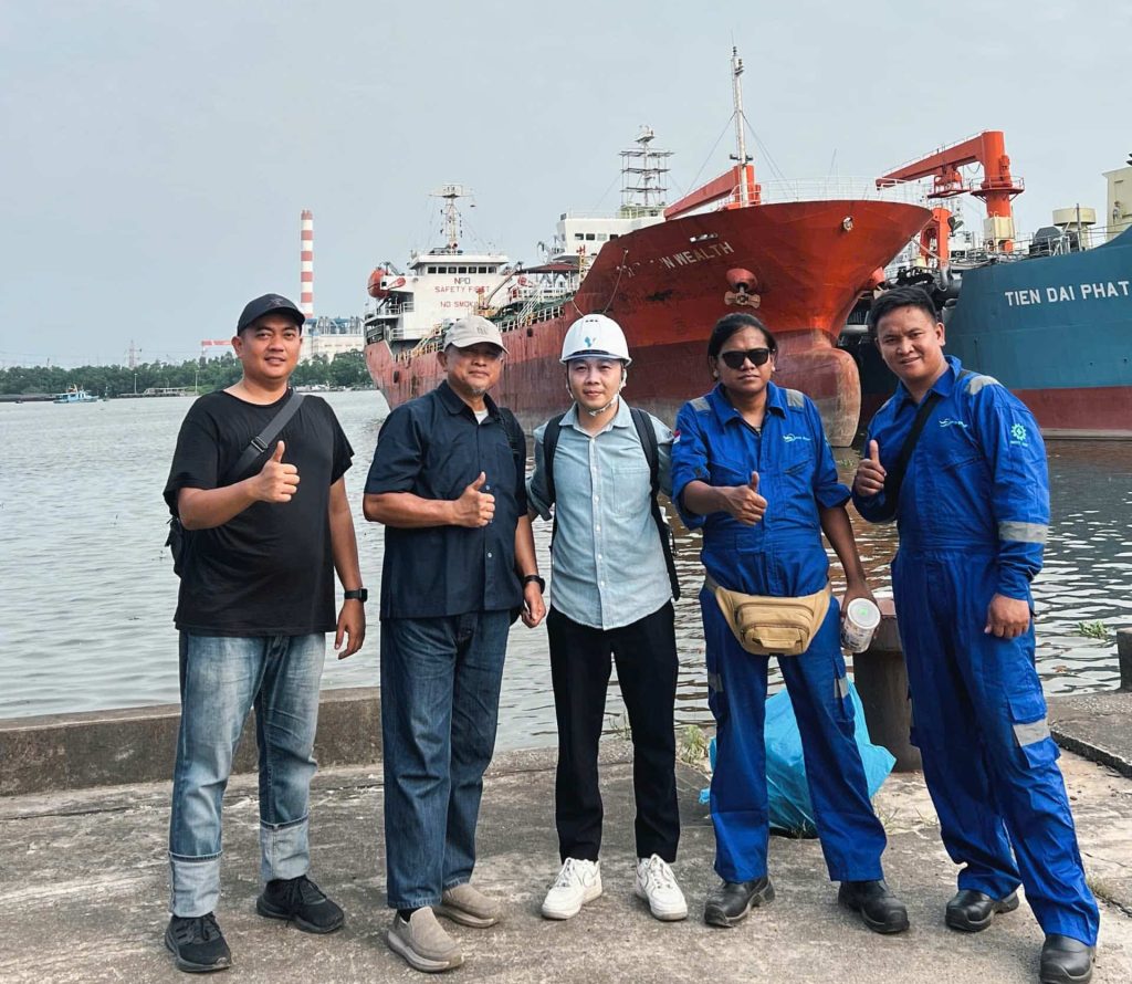 Oil tanker MT Lady Sainun (ex Southern Wealth, IMO 9644689) alongside in Vietnam before delivery to a Malaysian buyer on 24 February 2024.