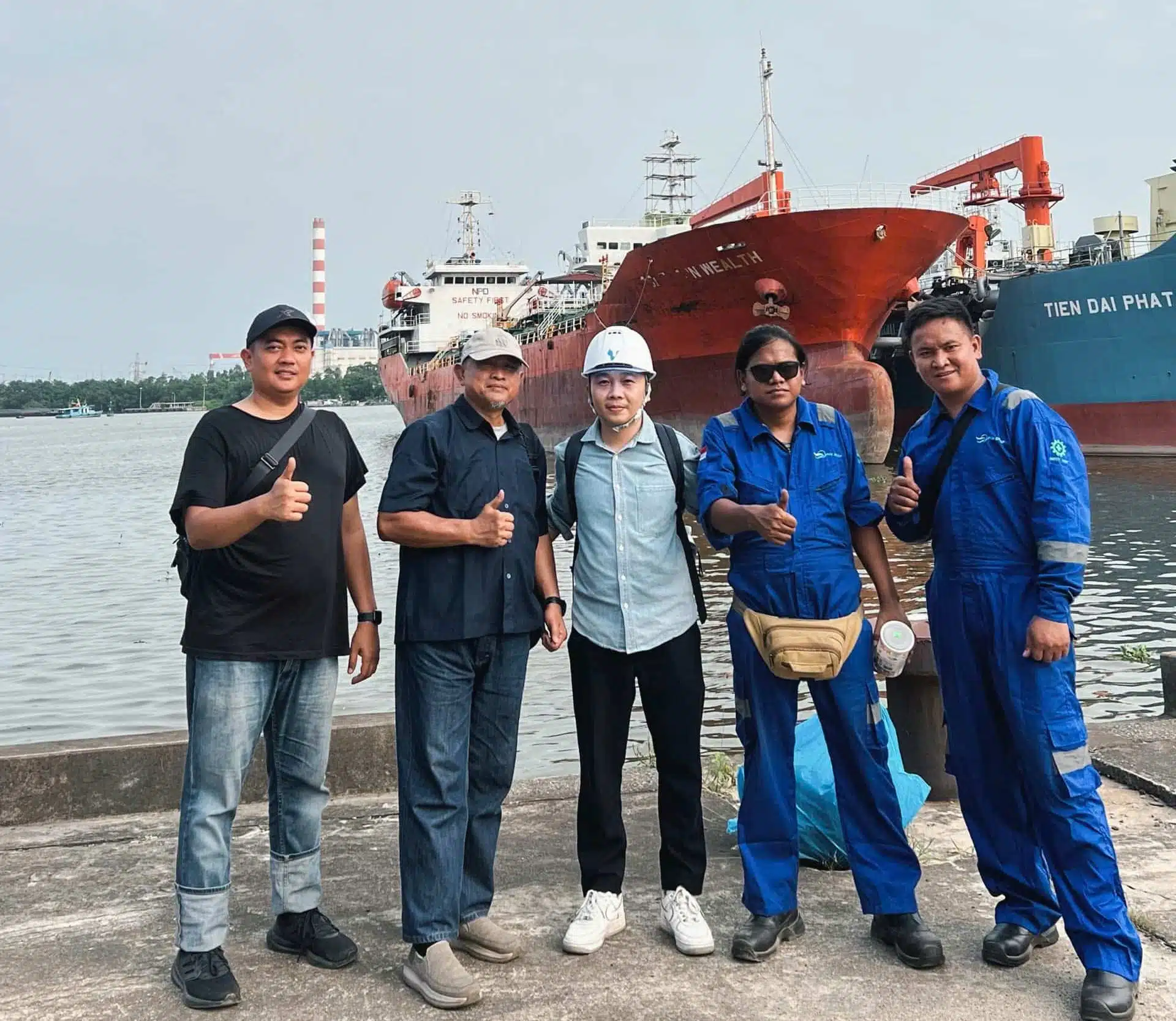 Oil tanker MT Lady Sainun (ex Southern Wealth) alongside in Vietnam before delivery, sale completed by SVC Marine