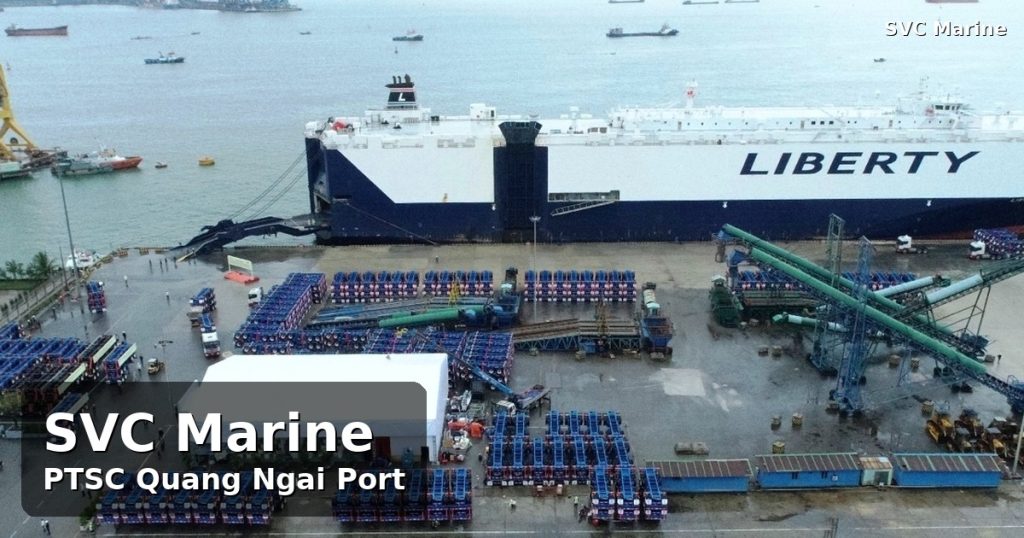 PTSC Quang Ngai Port Dung Quat Vietnam – SVC Marine oil and gas offshore ship services