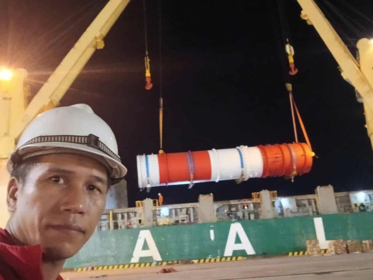 Port captain and bunker survey attendance during cargo operation in Vietnam