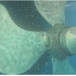 Propeller polishing service for vessel in Vietnam by SVC Marine, supporting underwater maintenance and hull performance improvement.