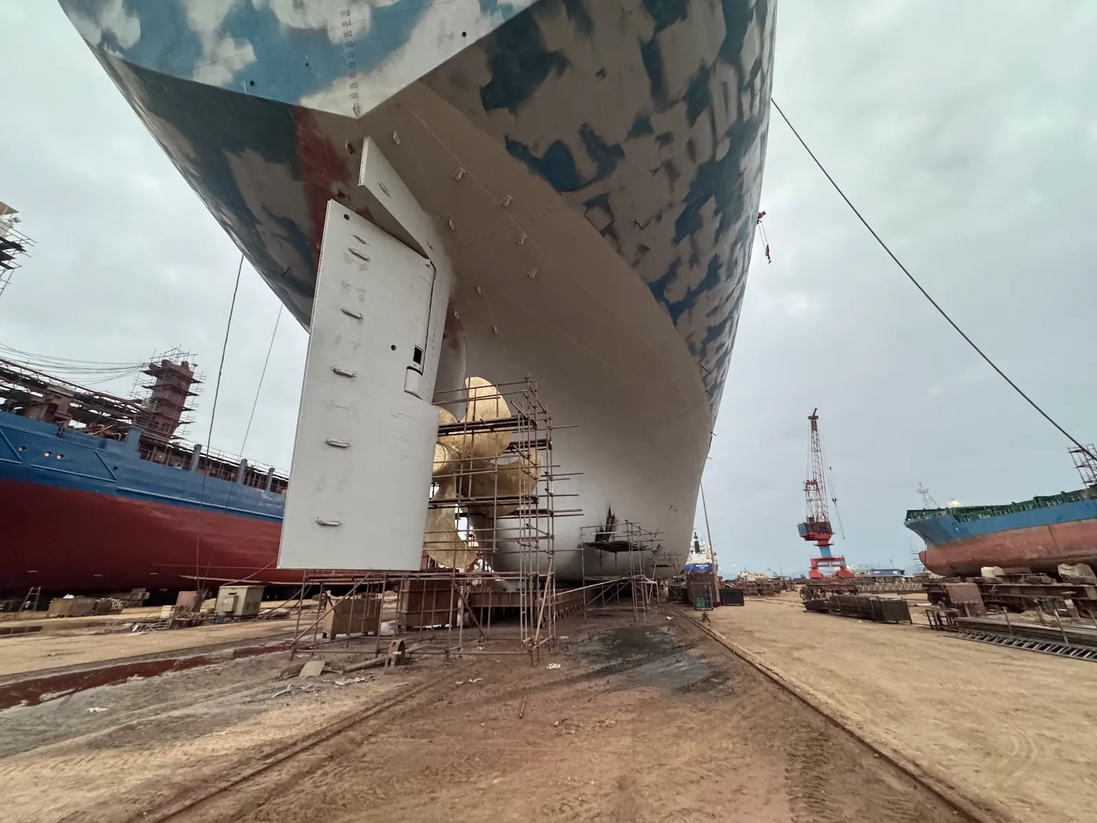 M/V ZBM (ex Boat Blessing) alongside after drydock and DNV class renewal handled by SVC Marine